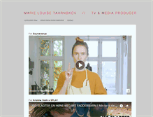 Tablet Screenshot of marielouisetaarnskov.com